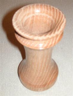 Oak vase by Bert Lanham